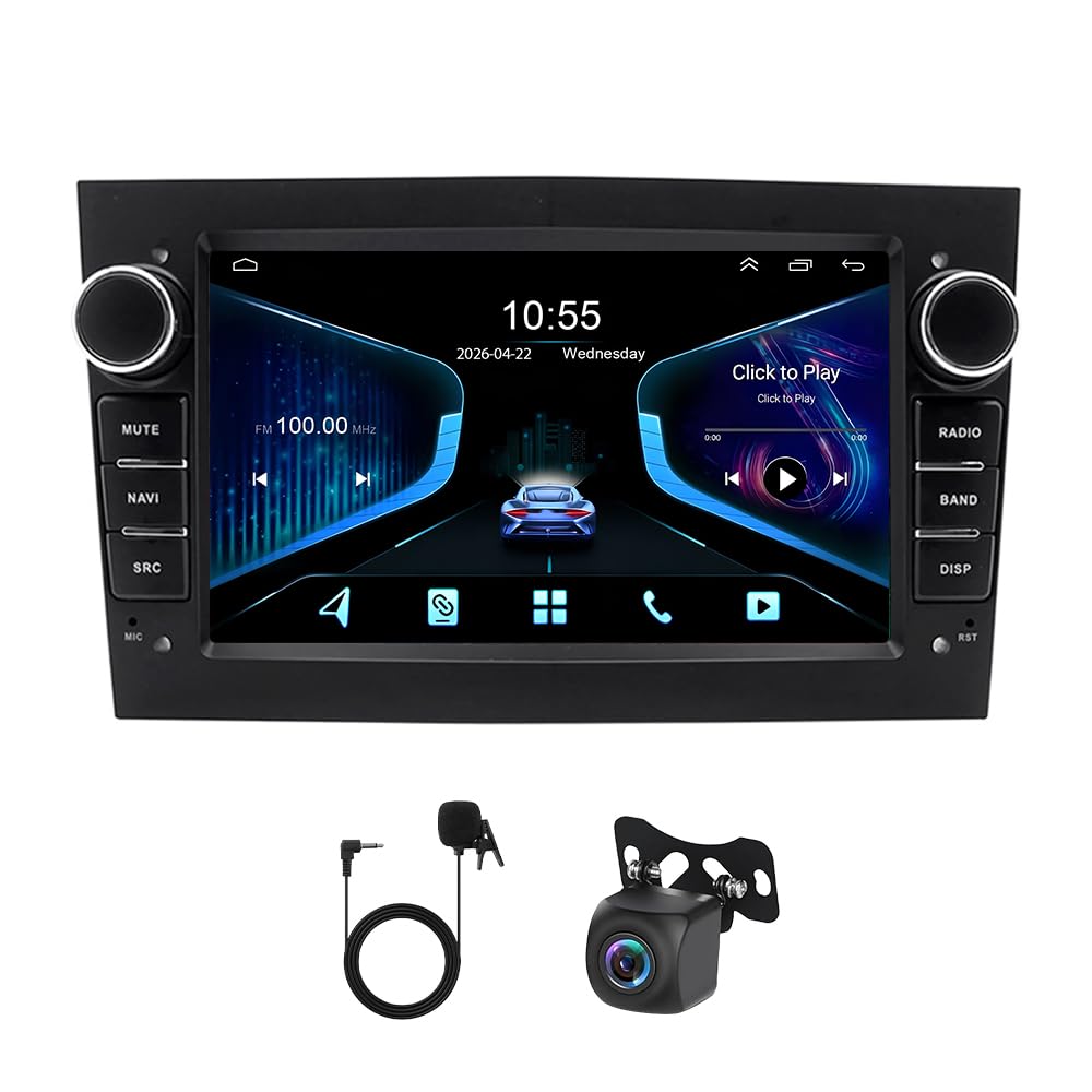 2+32G Android 15 Autoradio avec sans Fil CarPlay pour Opel Antara 2006-2015