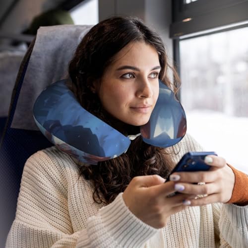 Almohada espuma viscoelástica tamaño único con diseño U miniatura 6
