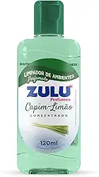 Zulu Perfumes Limpador de Ambientes Perfumado Concentrado 120ml Capim Limão