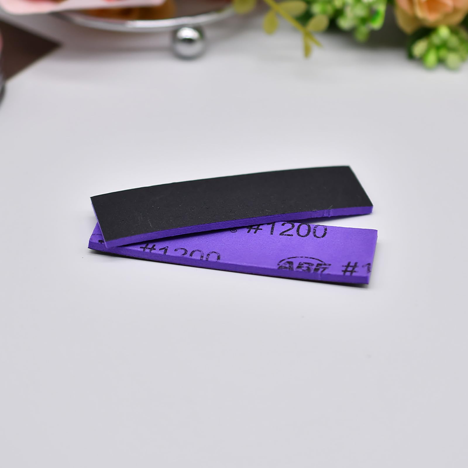 Set di spugne abrasive Yuenton 15 pezzi, carta vetrata 800-2000 grana per uso a umido e a secco, spugna flessibile per legno, plastica, stampi 3D, fai da te, modellismo