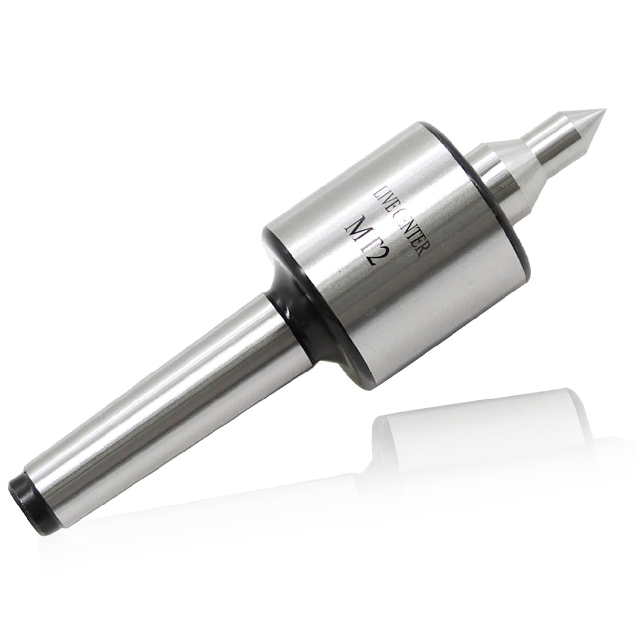 Yunnergo MT2 60 Degree CNC Revolving Live Center High Accuracy 0.0002" for Lathe Wood Metal Turning Tool (MT2)