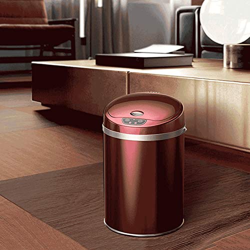 Basurero automático de inducción 6L acero inoxidable miniatura 2
