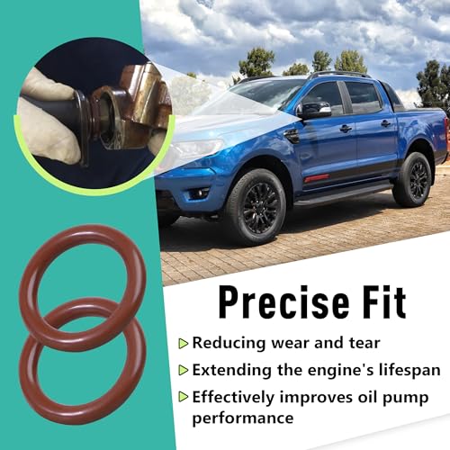 Image of 6-Pack B32790 Oil Pump Pickup Tube O-Ring Gasket Kit,High Temperature Resistant Seals for LS Engines,Compatible with Chevy Silverado Suburban Tahoe,GMC Sierra Yukon,Cadillac Escalade (5.3L 6.0L V8)