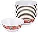 Thunder Group 12-Pack Longevity Collection Scalloped Bowl, 7-1/4-Inch Diameter, Red