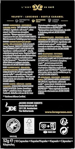 Café Capsules Saveur Caramel Compatibles Nespresso 'or La Boite De 10 Capsules - vue 5