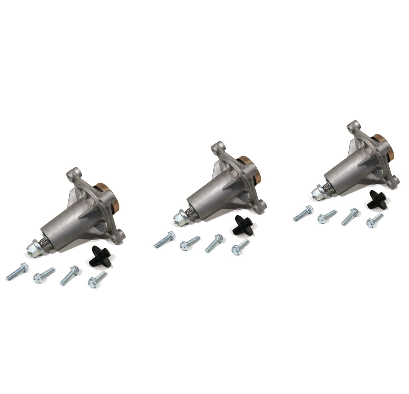 The ROP Shop | (Paquete de 3 conjuntos de husillo para tractor AYP, Roper & Sears 587253301, 587819701