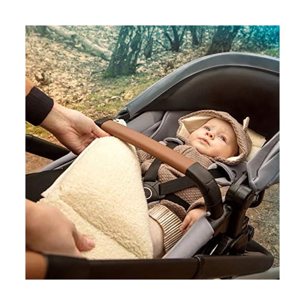 Maxi-Cosi kuschelig weicher 2-in-1 Fußsack, geeignet für alle Maxi-Cosi Kinderwagen, auch als Sitzpolster verwendbar… – Bild 6