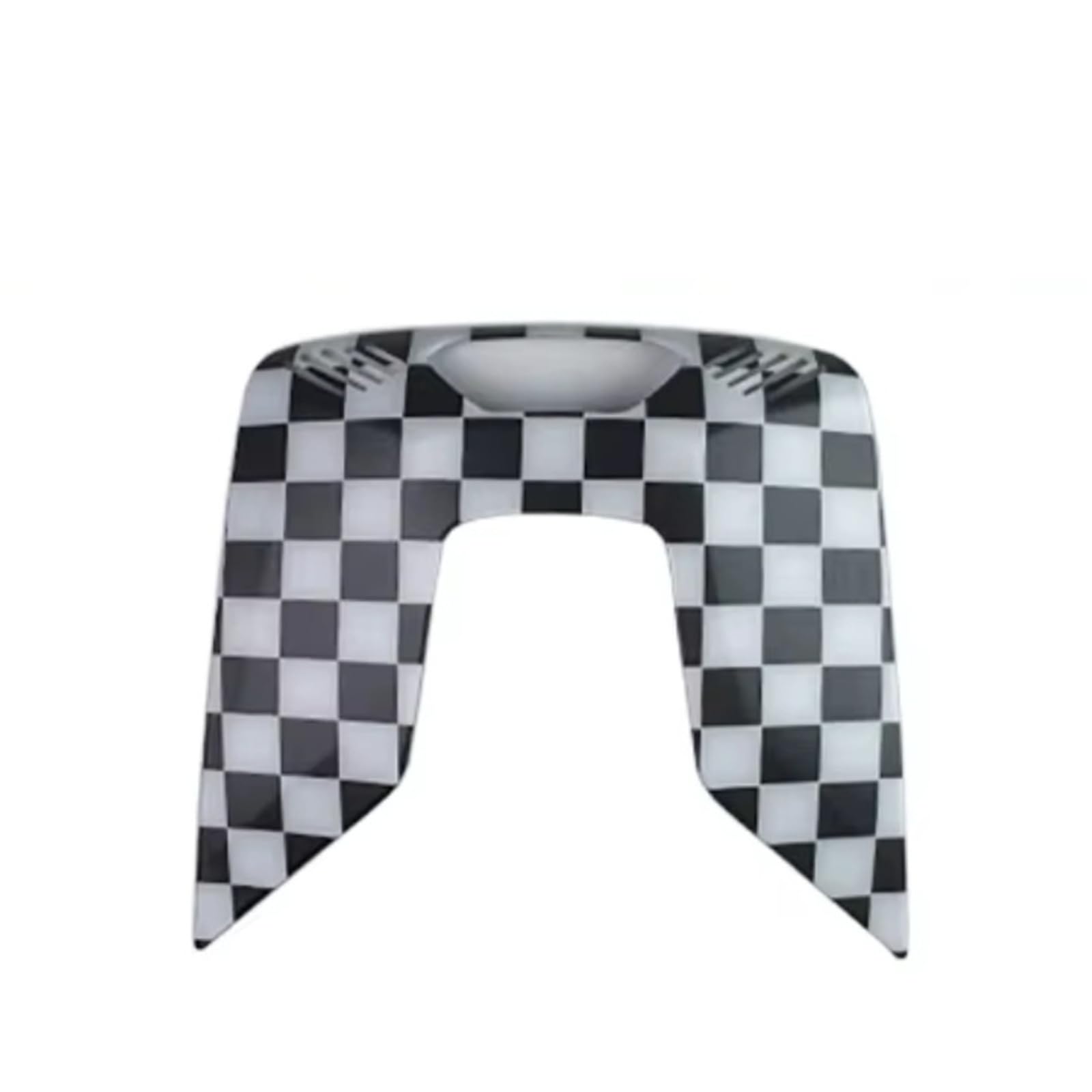 Compatible with Mini for Cooper J01 F65 F66 for Aceman J05 for Countryman U25 2024 Car Roof Reading Light Lamp Sticker Cover Accessories Car Inner Parts(Checker)