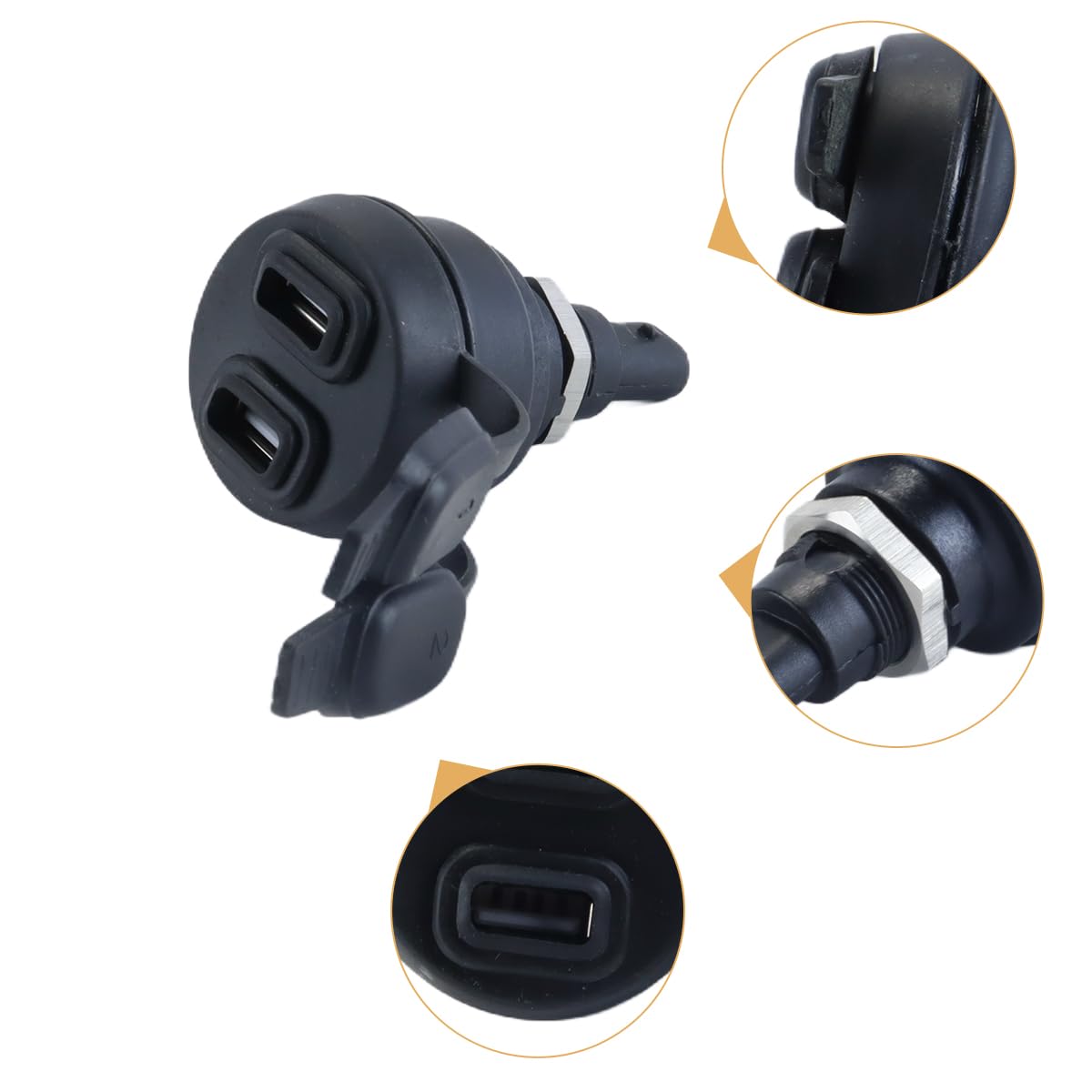Chargeur USB 5 V Pour Moto, Adaptateur Secteur Double Port Pour BMW R1200GS, R1250GS, R1250RT, R1200RT, R NineT, K1600GT, K1600GTL, K1300S, K1300GT