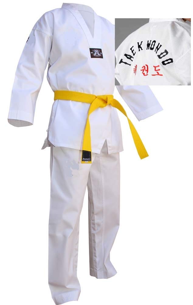 Grupo Contact Kimono Artes Marciales DOBOK Cuello Blanco, Varias Tallas