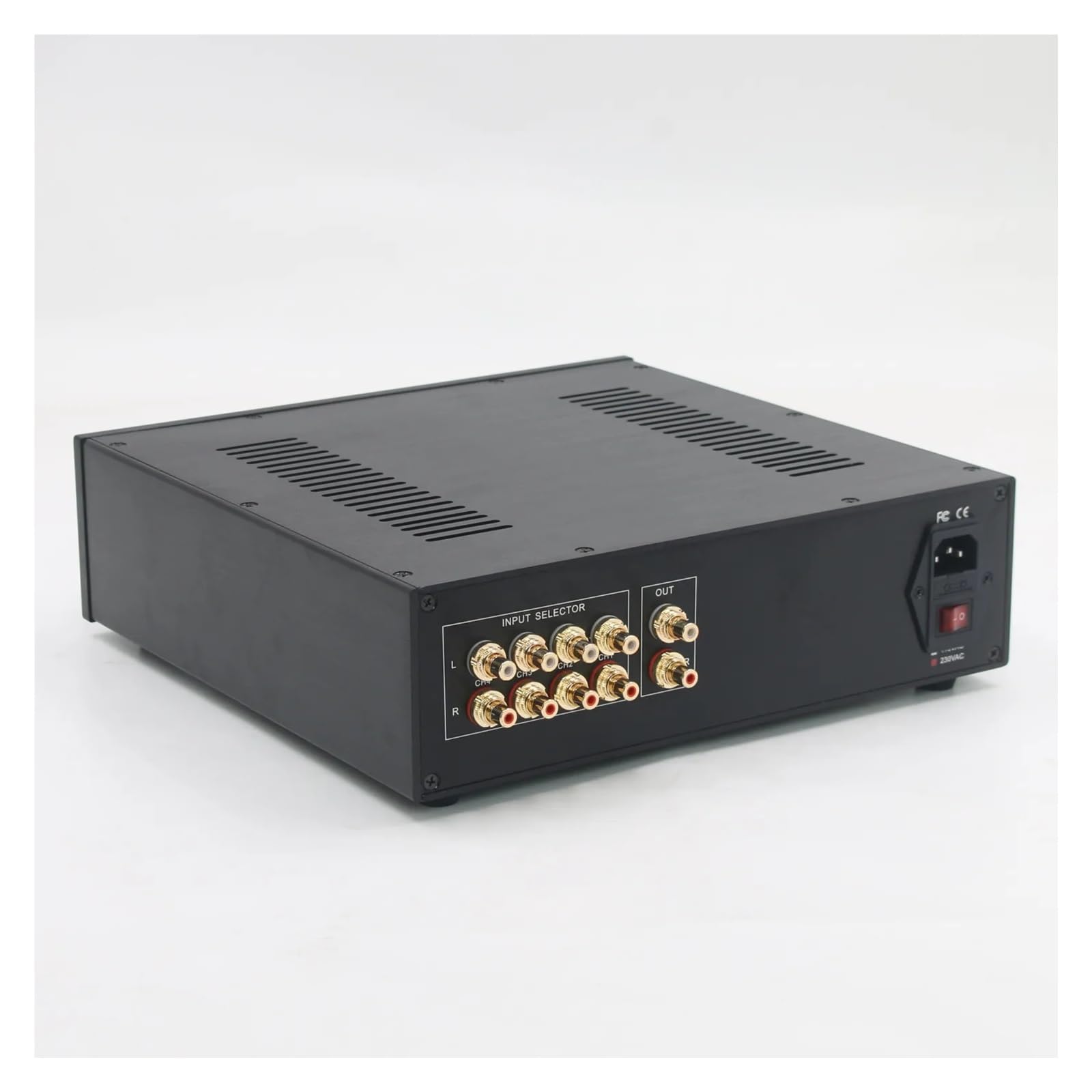 STR12A Riferimento CARY SLP90 Circuito 12AU7/ECC82 Preamplificatore a valvole HiFi Stereo Preamplificatore audio con telecomando(With PSVANE ECC82,230V)