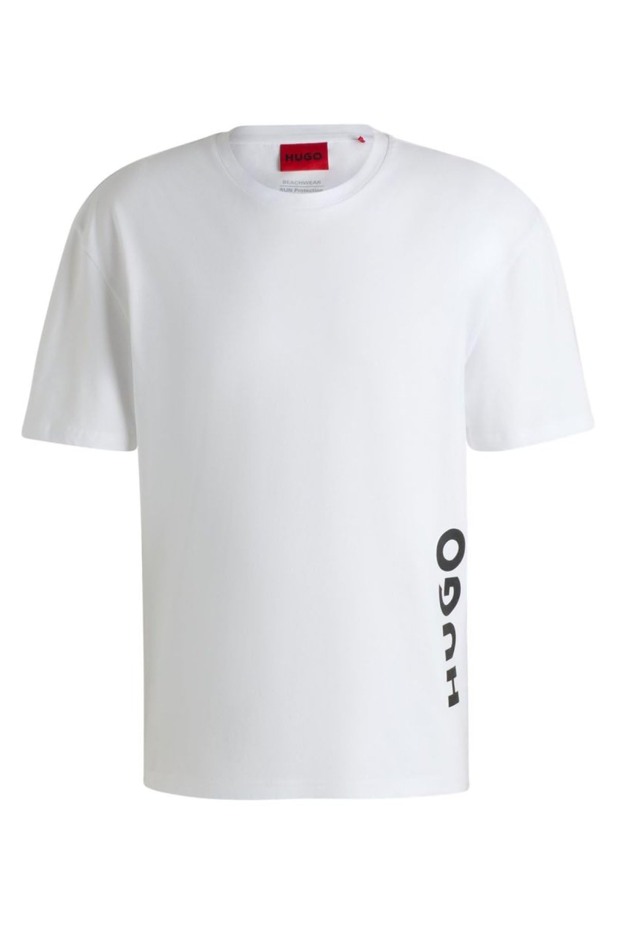 HUGO Herren T-Shirt RN Relaxed T-Shirt aus Baumwoll-Jersey mit UV-Schutz von LSF 50+