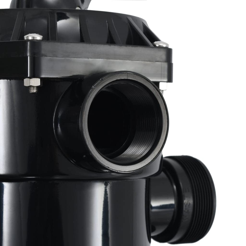 SKM Vanne multi-voies pour filtre à sable ABS 1,5" 6 voies, poids : 2,54 kg, 91731