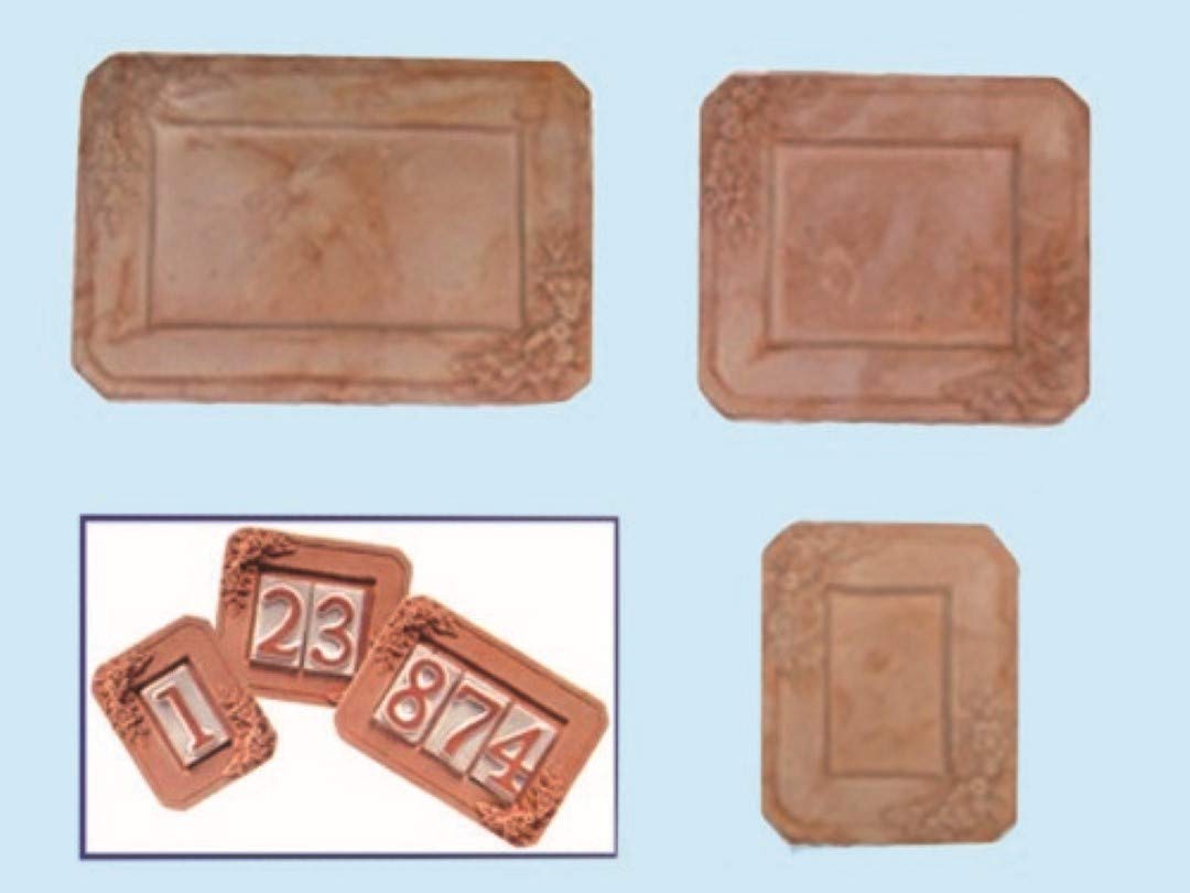Portanumero civico in terracotta Telcom Vasarte P3
