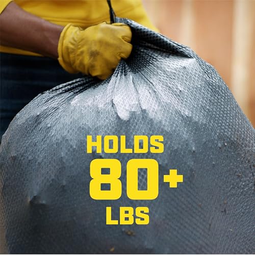 Image of Glad Large 30 Gallon Trash Bags, Unscented Heavy Duty Garbage Bags, Forceflex with Drawstring, 50 Count (Packaging May Vary)