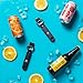 2 pack: 2-1 Soda Can Opener and Beer Bottle Opener-Magnetic Pop Tab Tool with Non-Slip Silicone Handle Opens Drinks of all types,Protects Nails, Must Have for Arthritic Hands, Bartender Tools (Blue)