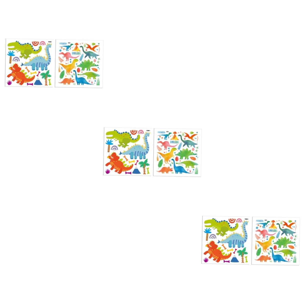 Tofficu 3 Set Adesivi Murali Decalcomanie Da Parete Vita Decalcomania Carta Da Parati Decorazioni Adesivi Muro Adesivi A Parete Riflettenti Carte Da Parati 2 Pezzi*3