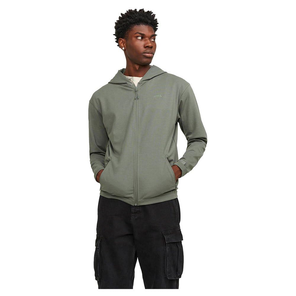 JACK & JONES Men's Jcocloud Sweat Zip Hood Noos Sweatshirt