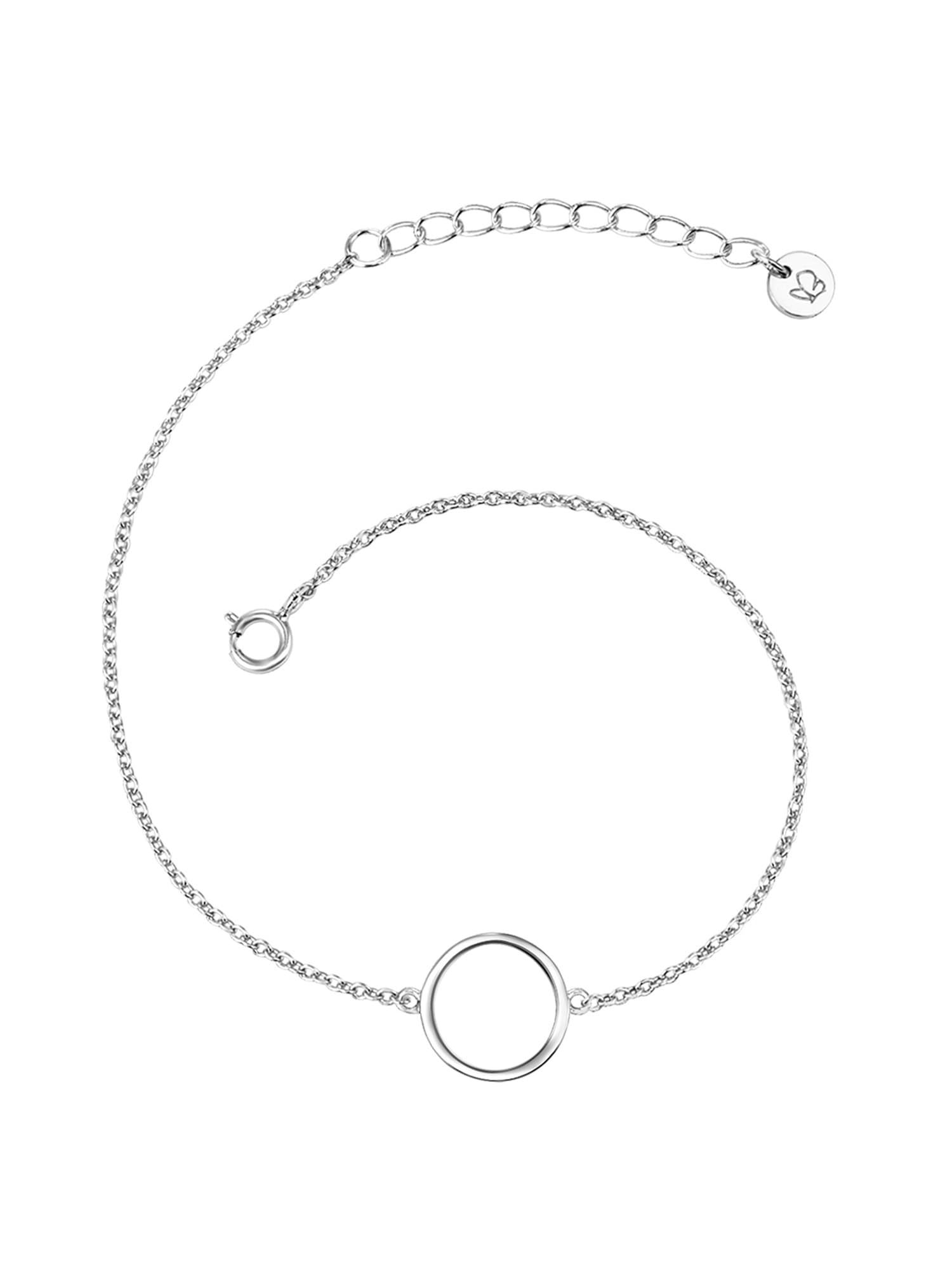 Glanzstücke München Bracciale ad ancorada Donna in Argento Sterling 925