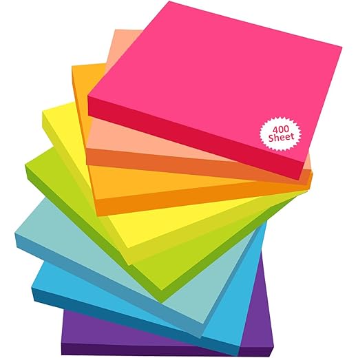 OFIXO Colorful Memo Pad 400 Sheets