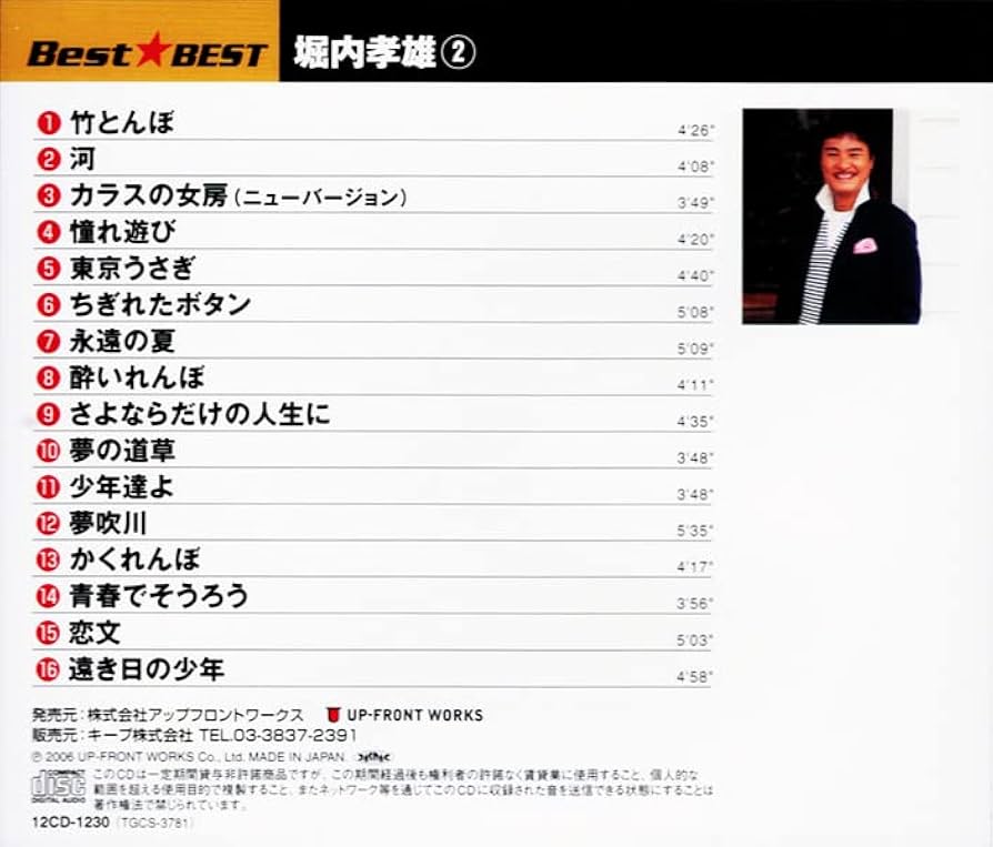 堀内孝雄大全集　CD imgrc0119836579.jpg