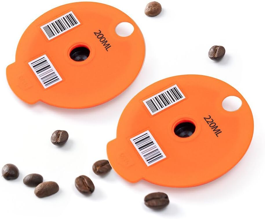 LIDS (200ML+220ML) for Reusable Tassimo Pods, BENFUCHEN Reuse Coffee