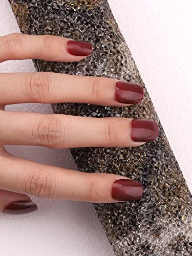 576 Pezzi Colorati Corti Unghie Finte Rotonde