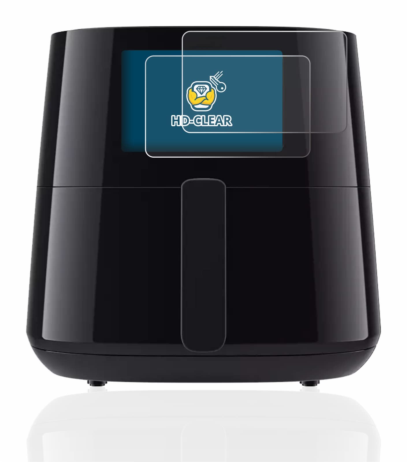 brotect 2-Pack Screen Protector Compatible with Philips Essential Airfryer XL HD927X - HD-Clear Protection Film