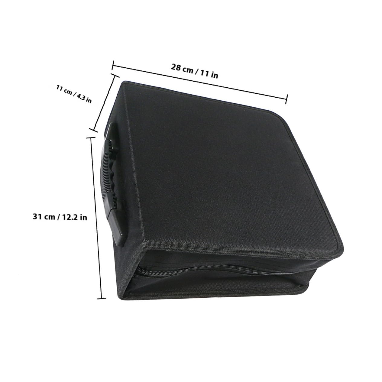PLAFOPE Scatola CD Custodia Dvd Porta Album Dischi Borsa Organizer Trasporto Archiviazione Dischi Custodia Dvd