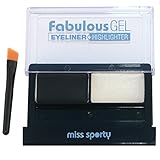 miss sporty mascara just clear  MISS SPORTY FABULOUS GEL EYELINER + HIGHLIGHTER 001 BLACK & WHITE by Miss Sporty