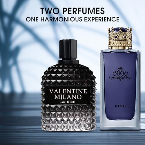 Image of AFLUXE SavageExt /King 2PCS Eau De Toilette for Men-Fresh, Romantic Scent Perfume for Men 3.4 Fl Oz Each Mens Cologne For All Skin Daily Used