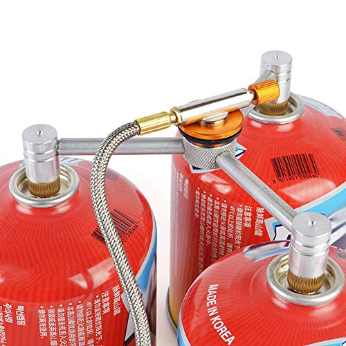 Adaptador de fogão, Romacci Adaptador de fogão Adaptador de Cilindro de Cabeça de Conversão de Três