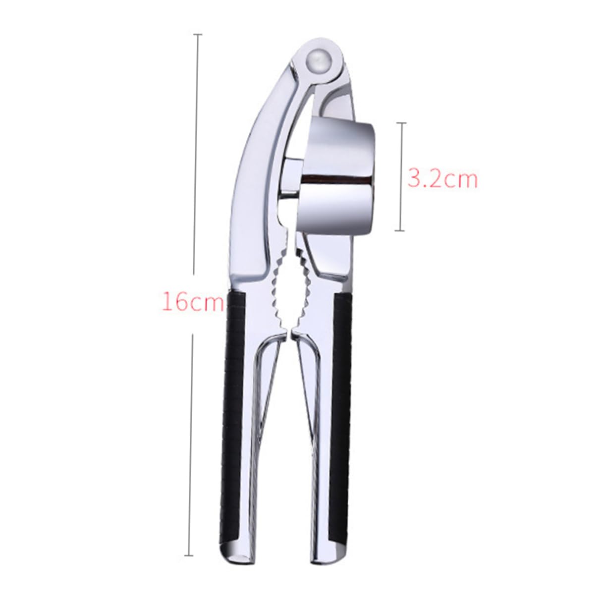 OUNONA Garlic Press and Slicer Alloy Mincer and Nut Crusher for Easy Kitchen Cooking and Simple to Clean for Mincing Garlic and Nuts