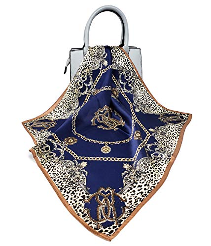 Neckerchief for Women - 100% Mulberry Silk Neck Scarf - Size: 21 x 21 Inches2
