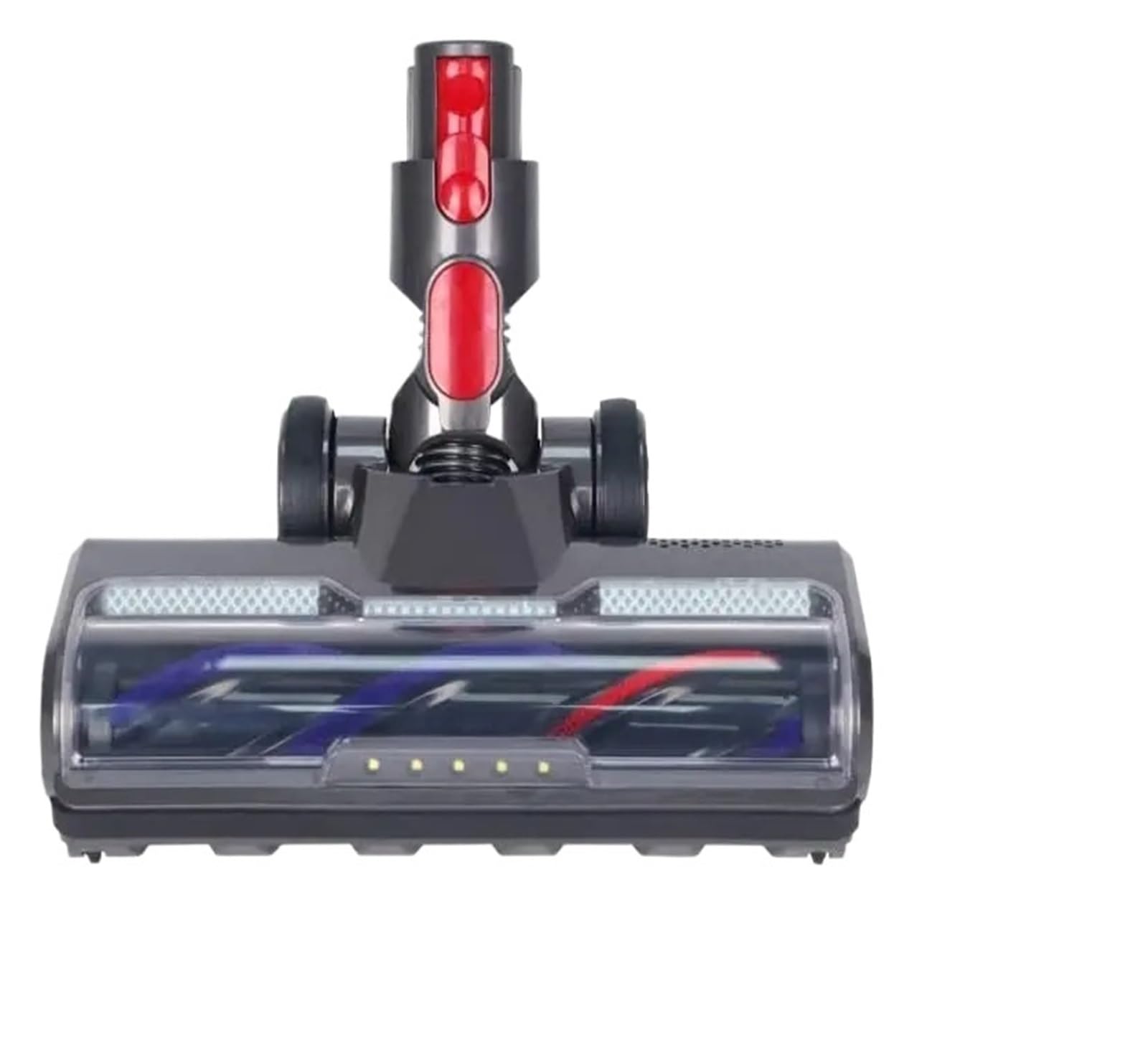 Cabezal limpiador de cepillo de cerdas turbo de repuesto, compatible con aspiradoras Dyson, V7 V8 V10 V11 V15 SV10 SV12 SV14 con 5 luces