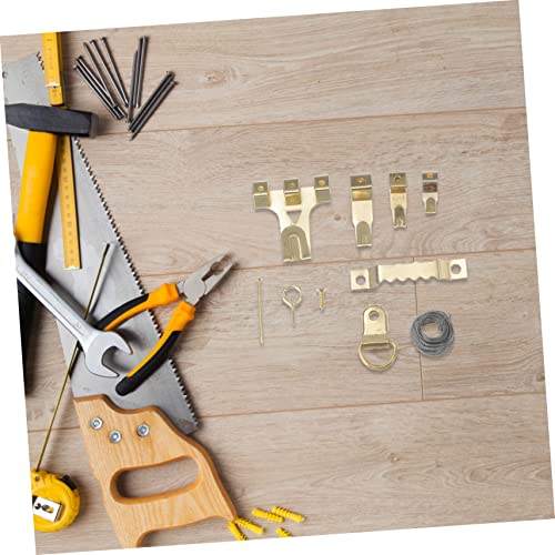 Image of Picture Hanging Kit 220 Pcs Set Picture Hanger Nails Hooks Drywall Hangers Wall Brackets for Hanging