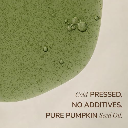 Image of Pumpkin Seed Oil (Kaddu Oil) - Cold Pressed for Thicker Hair & Growth Support, Reduces Breakage, Dry Hair & Scalp Care, Beard & Skin Care