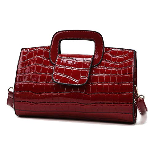 ZLM BAG US Women Crocodile Pattern Leather Shoulder Handbag Vintage Flap Tote Top Handle Satchel Handbags Large Clutch Purse by ZLM BAG US - Used condition - Image 4