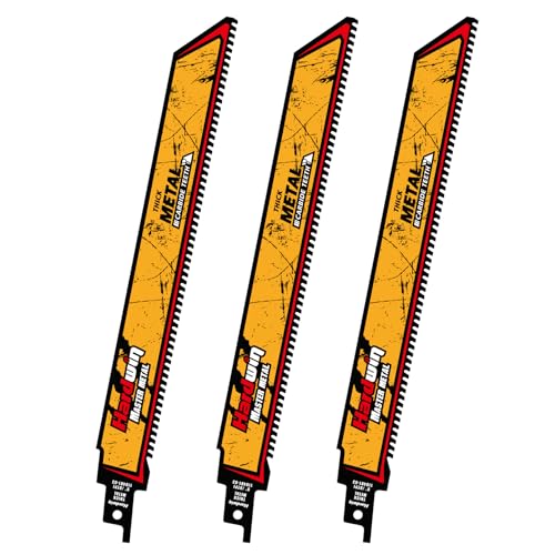 HARDWIN Carbide Reciprocating Saw Blades 9-Inch 8 TPI