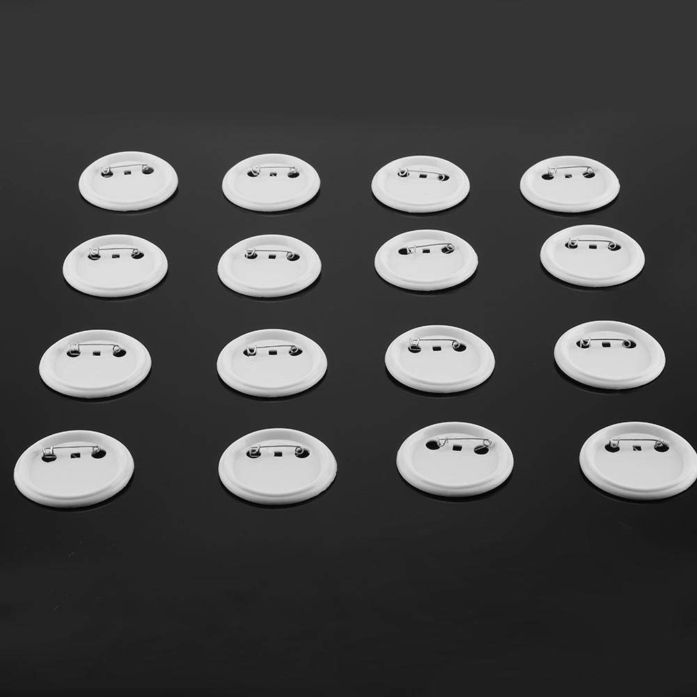 1000 sztuk przypinek 58 mm, plakietka DIY Blank Pin znaczki, 58 mm części z agrafką bezpieczeństwa, do maszyny do przypinania
