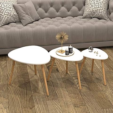Charles Jacobs Set of 3 Scandinavian Tables Cover