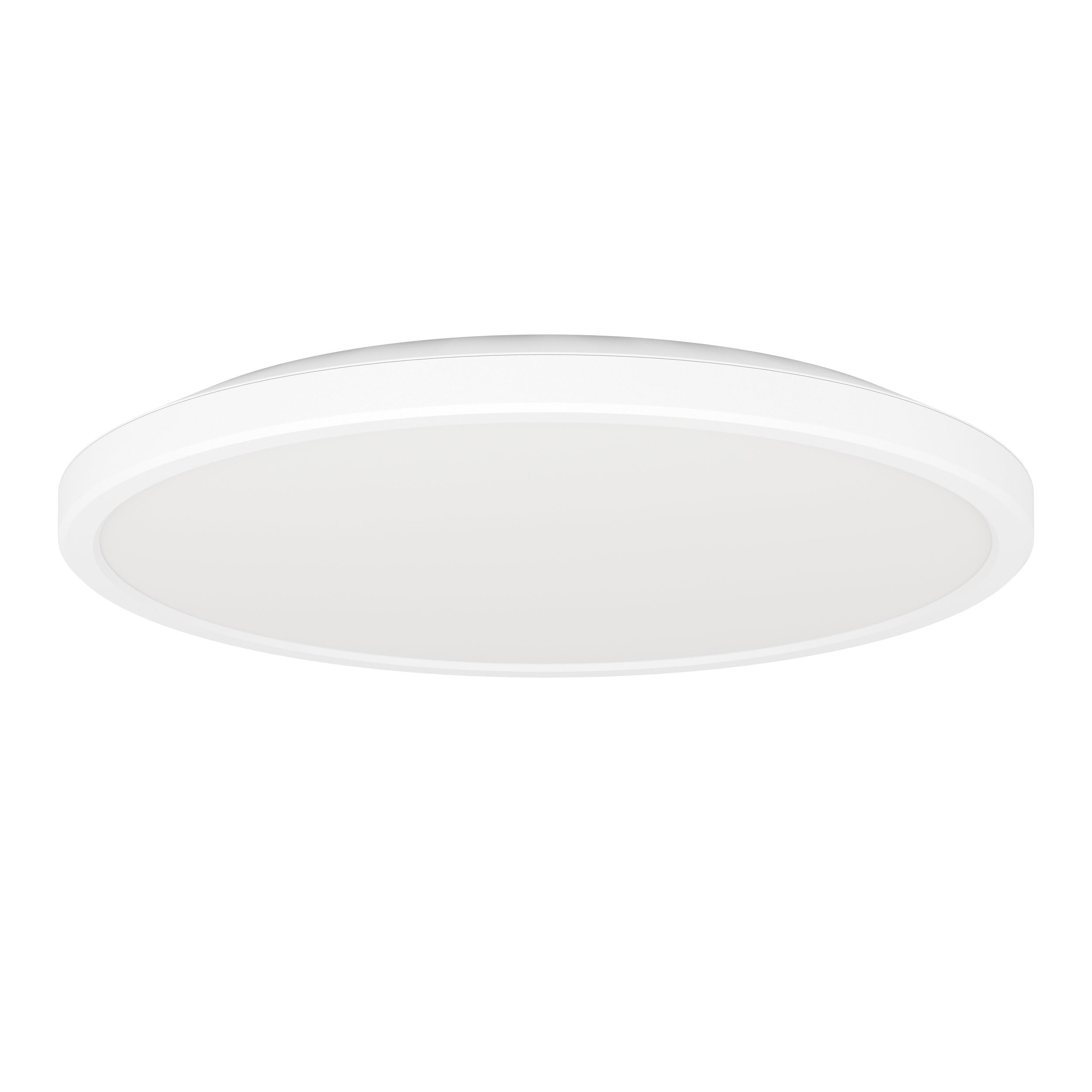 Eglo Connect.z Smart Home LED Bathroom Ceiling Light Rovito-Z, ZigBee, app and Alexa Voice Control, Warm White-Cold White, RGB, dimmable Ceiling lamp, White, IP44, Ø 30 cm