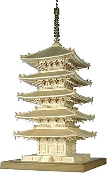 Amazon | ウッディジョー 1/75 興福寺 五重塔 木製模型 組立キット