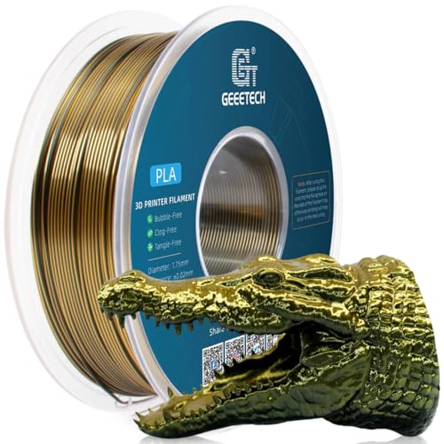 Filament GEEETECH PLA Zielony Dwukolorowy Jedwabny (GREEN DUAL SILK)