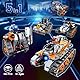JOYTREKY Technik Roboter Kinder Bauspielzeug 5-in-1, App & Fernsteuerung RC Technic Roboter Spielzeug, Programmierbar Technic Panzer Auto Spielzeug, Geschenk für Kinder Jungs Mädchen 6-12+ Jahre