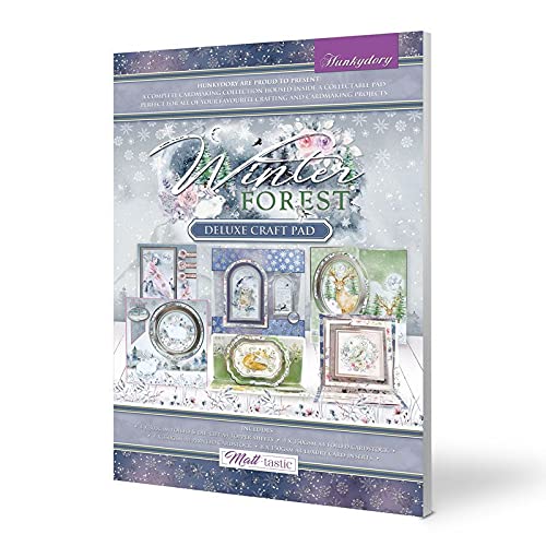 Hunkydory Crafts A4 Deluxe Craft Pad - Winter Forest