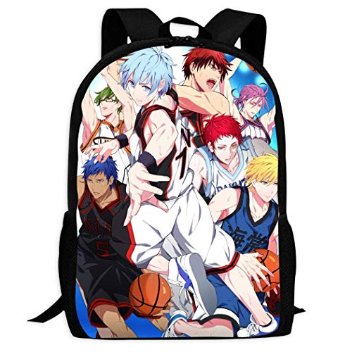 JNMJK Anime Kuroko no Basket Mochila Escolar Niños Cool Mochilas Ligeras Adolescente