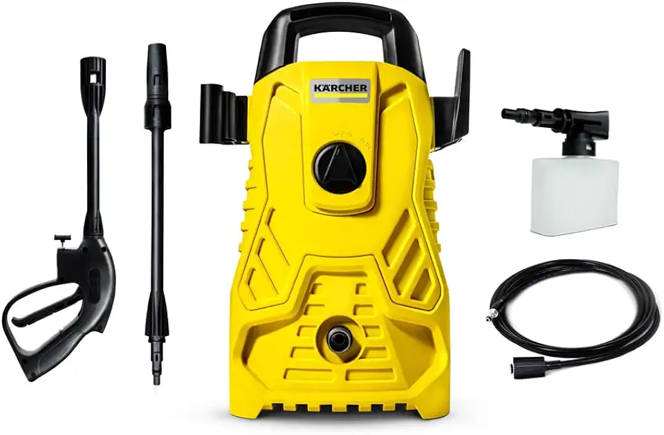 Kärcher Lavadora de Alta pressão Compacta 1500 PSI/Libras 1200W 300L/h com Aplicador de Detergente e Lança Regulável 127v