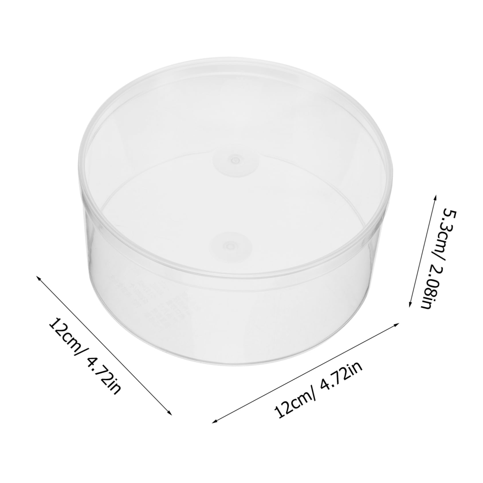 TOVINANNA 12pcs Food Storage Box Durable Shatterproof Pet Container with Lids for Snacks Nuts Dried Fruits and Candies for Home and Outdoor Use