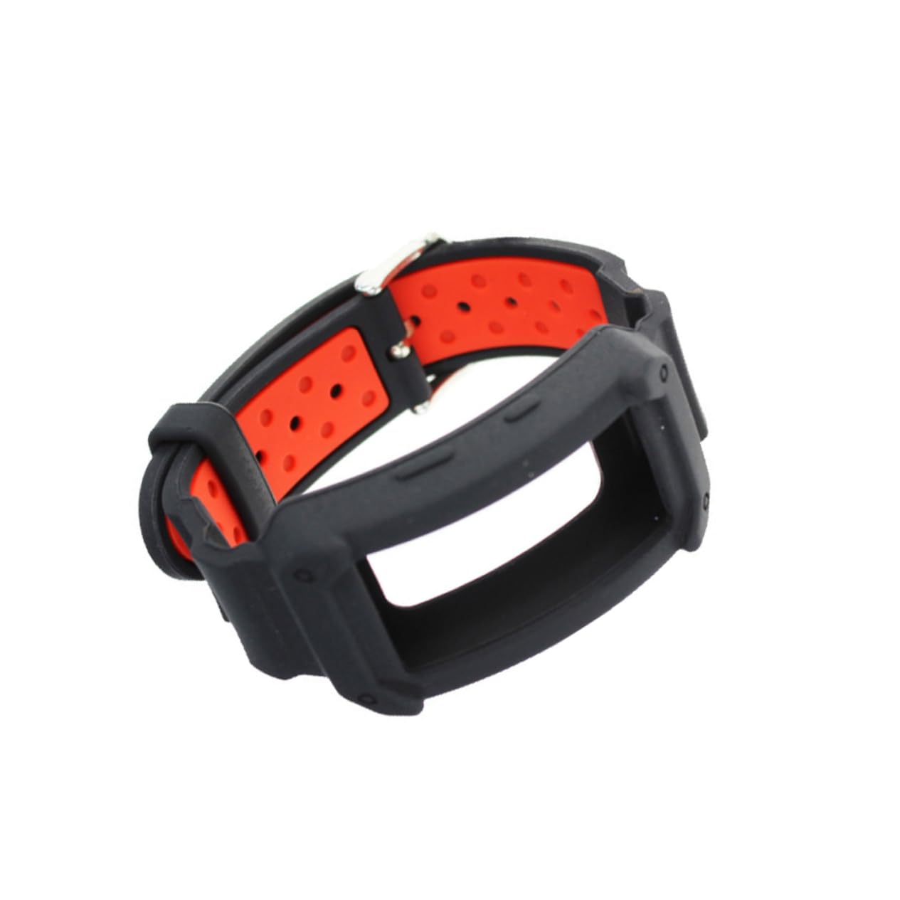 Hemoton Leather Band for Watch Replacement Wristband Silicone Fashion Stylish Red/black Easy Install/remove Compatible